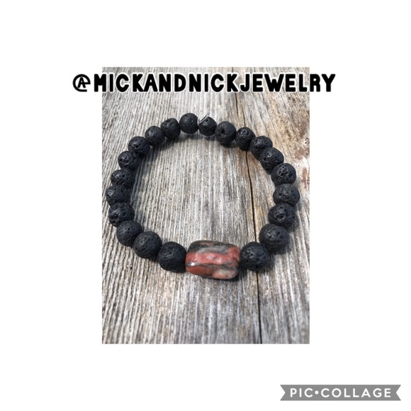 Jewelry - Handmade lava bead diffuser bracelet Jewelry - Handmade lava bead diffuser bracelet
